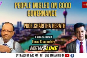 Newsline - People misled on good governance - Prof. Charitha Herath - 2023.08.24