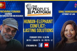 The People’s Platform | Dr. Prithiviraj Fernando | Human Elephant Conflict: Lasting Solutions
