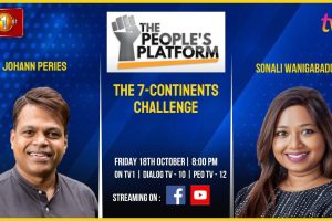 The 7-Continents Challenge! Johann Peries on The People’s Platform, Friday October 18th at 8 p.m.