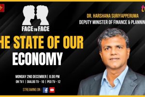 The State of Our Economy. Dr. Harshana Suriyapperuma, Deputy Minister of Finance, on Face To Face,
