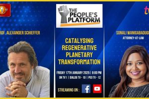 Catalysing Regenerative Planetary Transformation. Prof Alexander Schieffer on The People’s Platform.