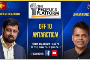 Off To Antarctica! Johann Peries on The People's Platform - 2025.01.03